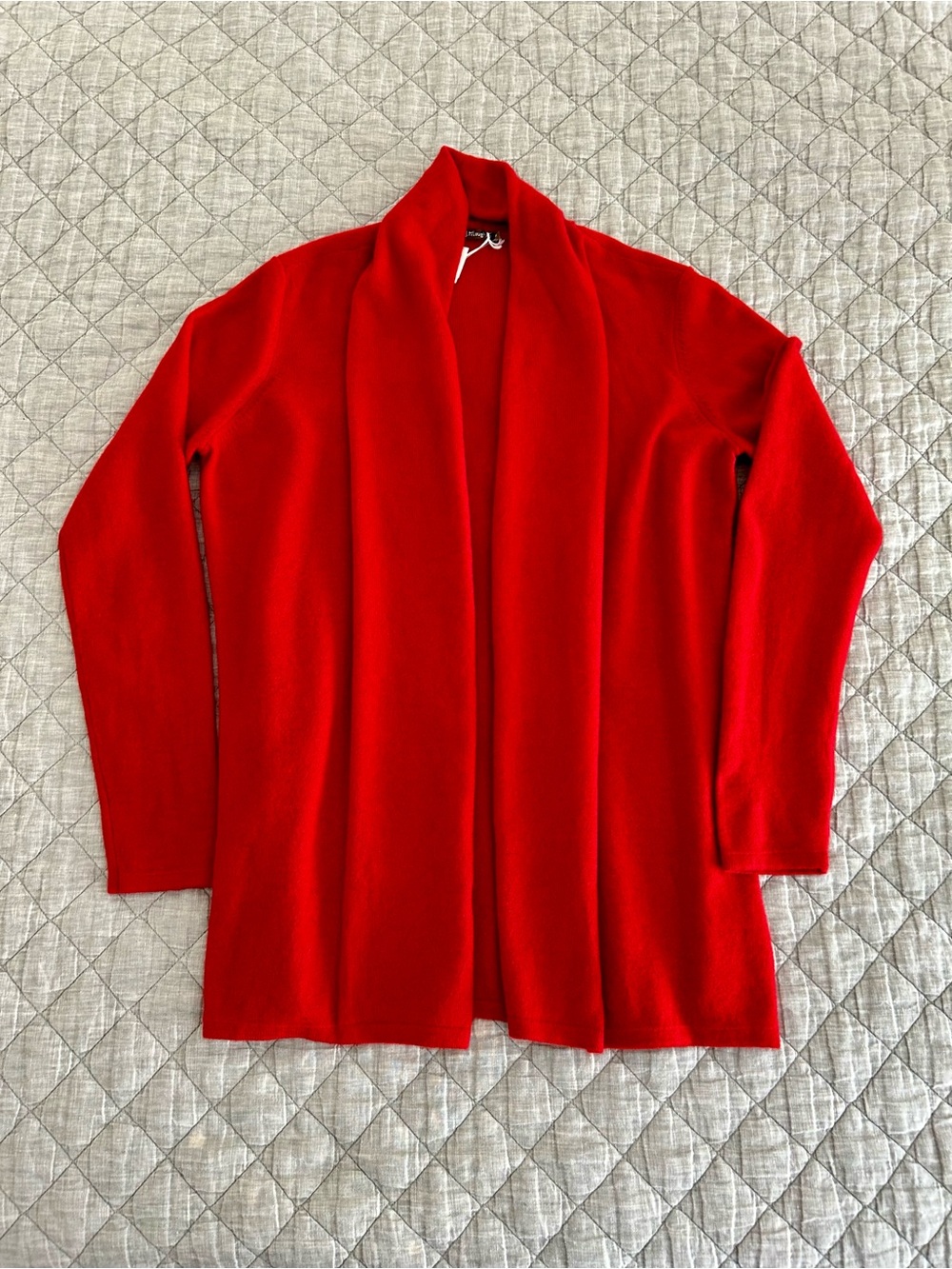 J.McLaughlin Halsey 100% Cashmere Long Cardigan Red M NWT $348